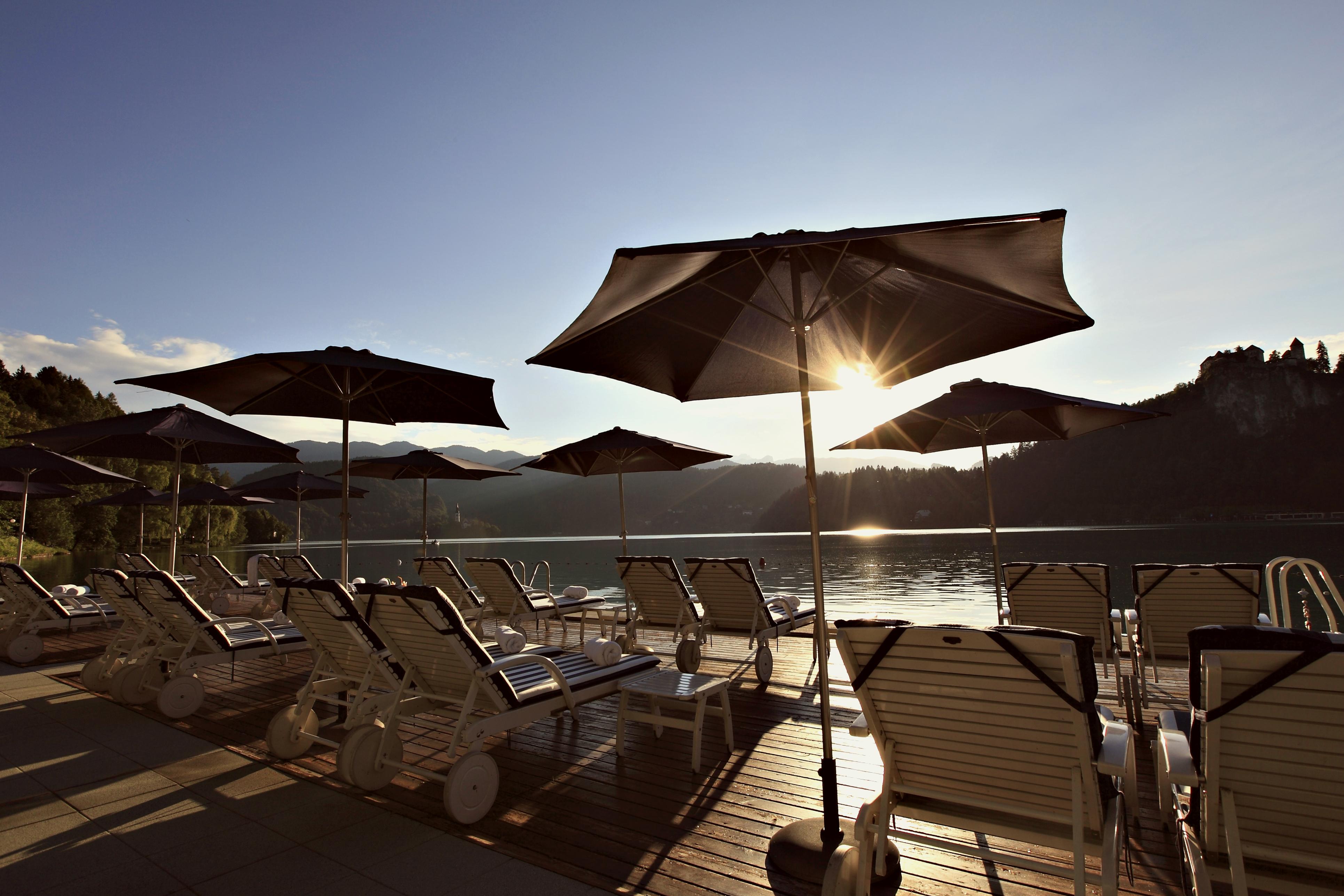 Grand Hotel Toplice - Small Luxury Hotels Of The World Μπλεντ Ανέσεις φωτογραφία The pool at the Hotel