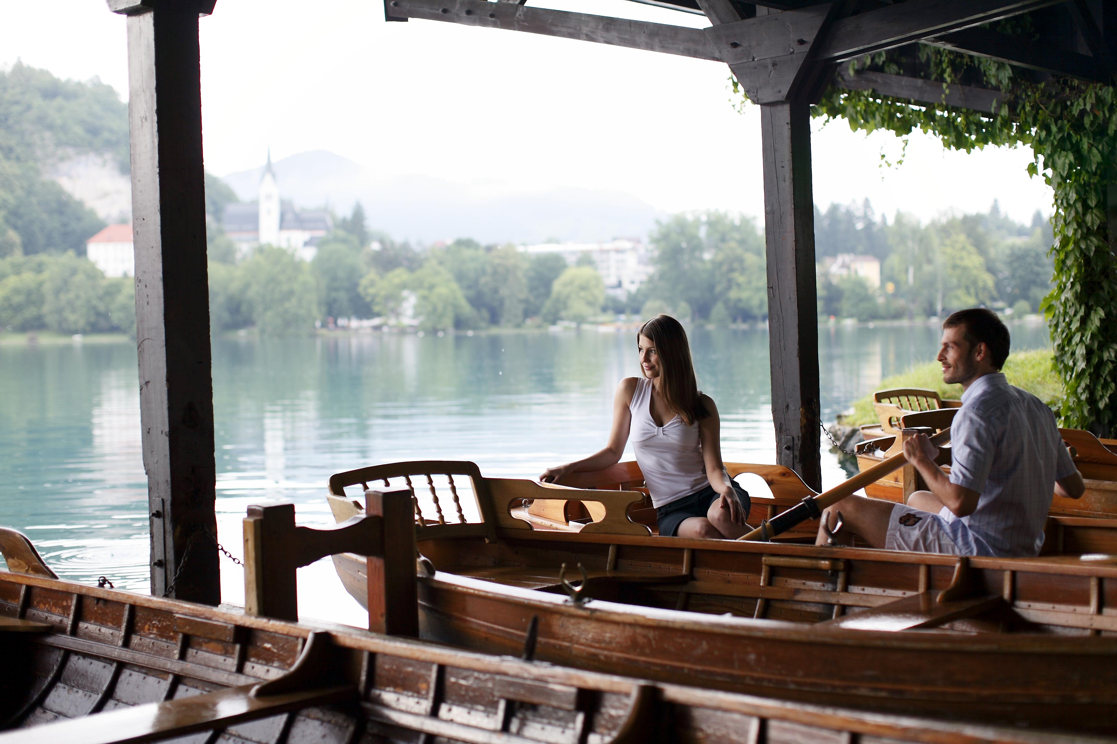 Grand Hotel Toplice - Small Luxury Hotels Of The World Μπλεντ Ανέσεις φωτογραφία Gondola on the Titisee